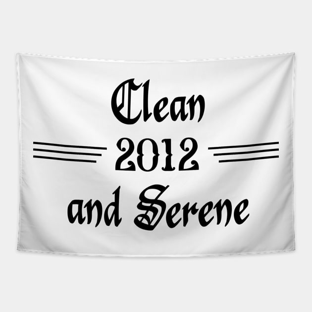 Clean and Serene 2012 Tapestry by JodyzDesigns