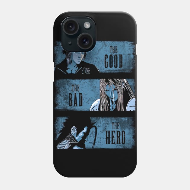 The Good The Bad The Hero Phone Case by SkyfrNight