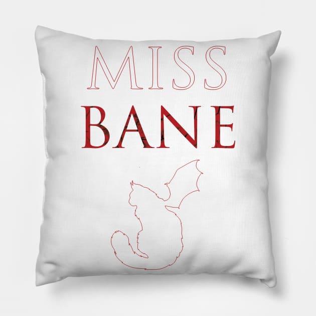 Miss Bane - Magnus Bane / Harry Shum Jr - Warlock / Downworlder - Malec - Shadowhunters / The Mortal Instruments - Clary, Alec, Jace, Izzy Pillow by Vane22april