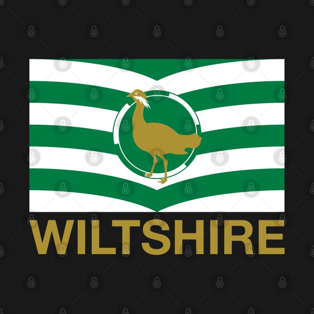 Wiltshire County Flag - England by CityNoir