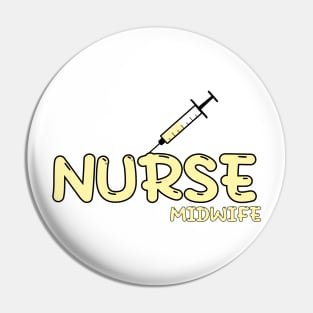 Nurse Midwife Yellow Pin