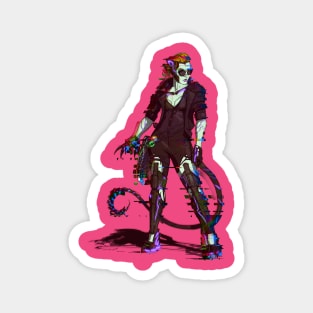 cyberpunk catwoman Magnet