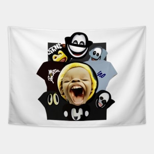 cute baby smile Tapestry