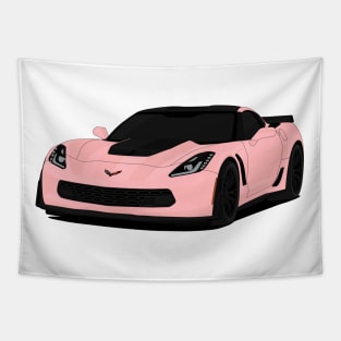 Z06 PINK Tapestry