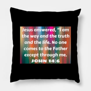 Bible Verse John 14:6 Pillow