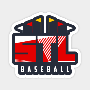 STL Baseball Ballpark Magnet