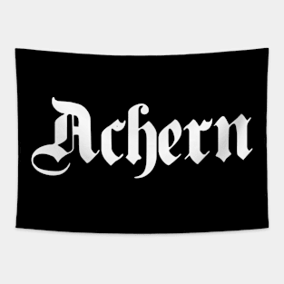 Achern written with gothic font Tapestry