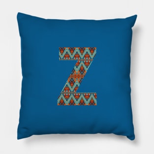 Letter Z- boho design Pillow