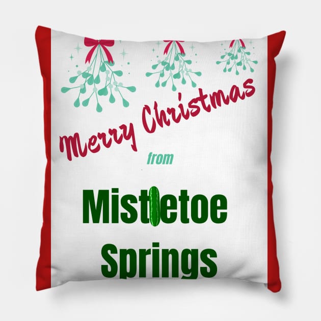 Mistletoe Springs Pillow by Amanda Rountree & Friends