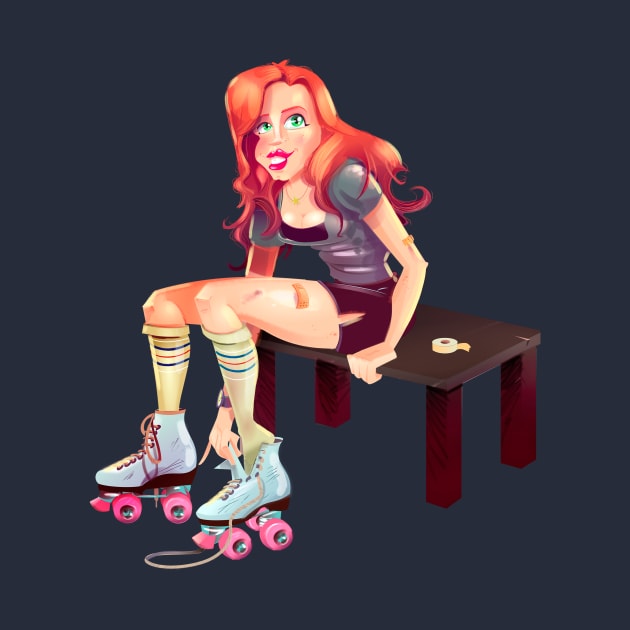 Roller Girl by Carmona