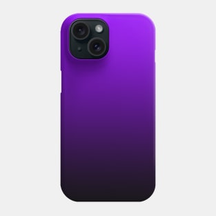 black and purple Phone Case
