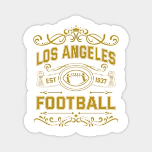 Vintage La Rams Football Magnet
