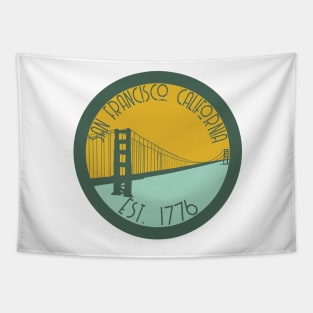 San Francisco Est. 1776 Tapestry