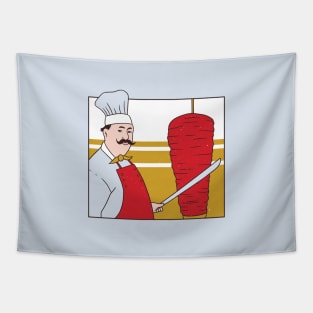 Kebab Chef Tapestry