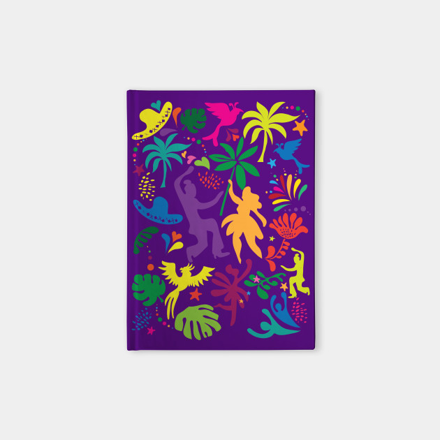 Abstract Carnival Samba Dansers Tropical Tree Leaves Brazilian