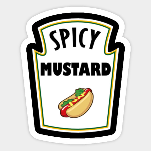 Halloween Costume Mustard Tomato Ketchup Relish Matching Mustard Sticker Teepublic