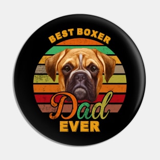 Best Boxer Dad Ever Pin