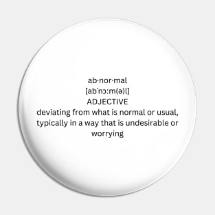 abnormal definition Pin