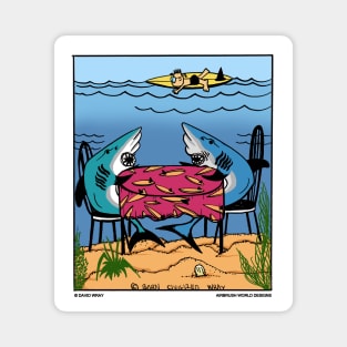 Undersea Restaurant Funny Sea Life Novelty Gift Magnet