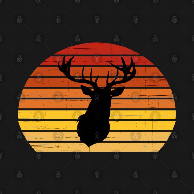 Retro Sunsets and Deer Antlers - PanfurWare LLC by panfurwarellc