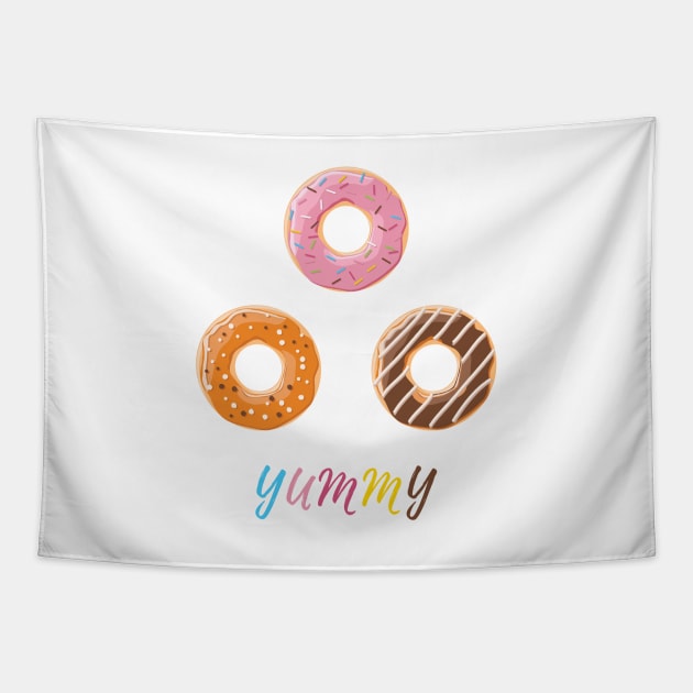 Donut Lovers Tapestry by MaiKStore