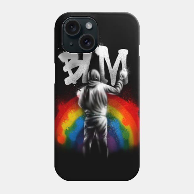 blm rainbow Phone Case by terror machine std