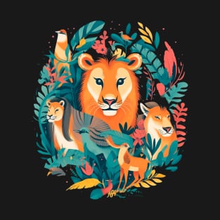 animal set in the jungle T-Shirt