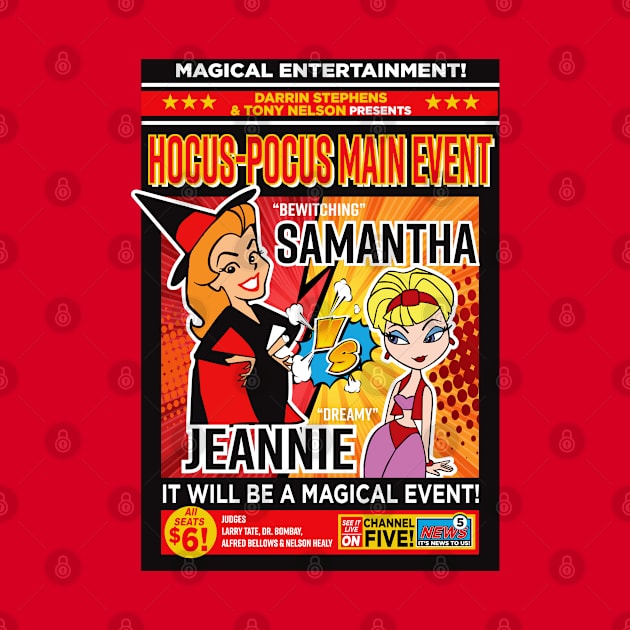 Battle Samantha vs Jeannie Magic Event by Alema Art