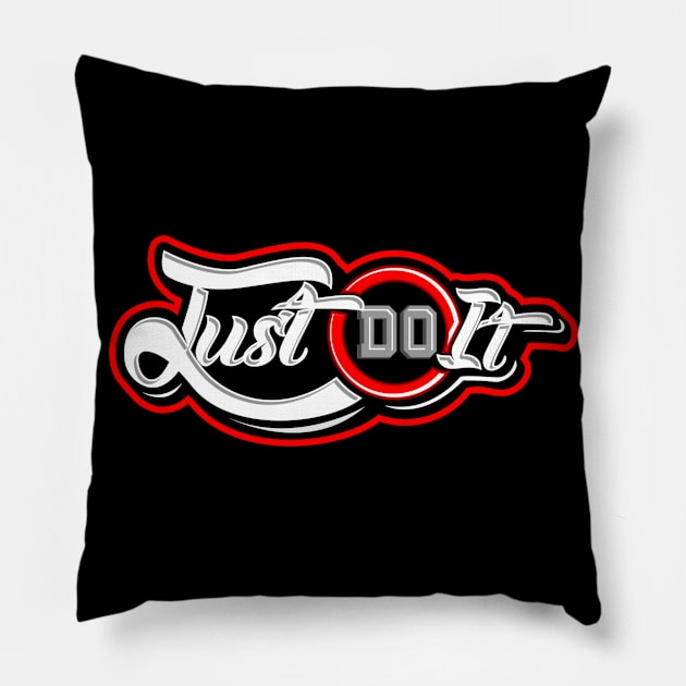 Just Do It Pillow by RYZWORK