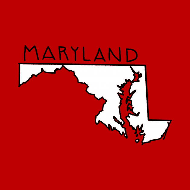 The State of Maryland - No Color by loudestkitten