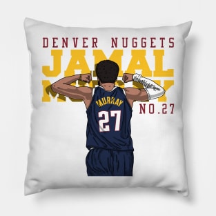 Jamal Murray Comic Style Pillow