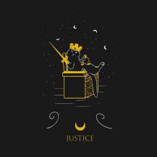 Justice - Tarot Cats T-Shirt