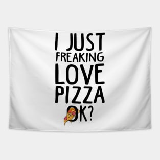 Love Pizza Funny Pizza Gift Tapestry