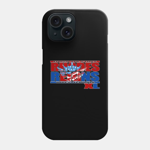 Rhodes vs Reigns - Who do you want to headline Wrestlemania? Phone Case by Jumping the Guardrail