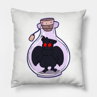 Bottled Mothman Pillow