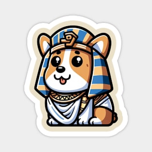 corgi king of egypt Magnet