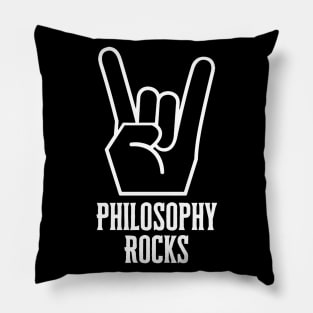 Philosophy Rocks Pillow