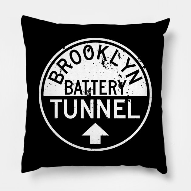Brooklyn Battery Tunnel Pillow by BUNNY ROBBER GRPC
