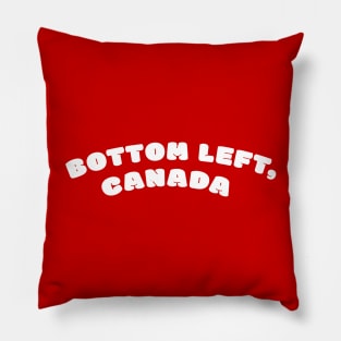 Bottom Left, Canada Pillow