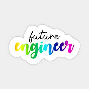 Future Engineer - Rainbow Magnet