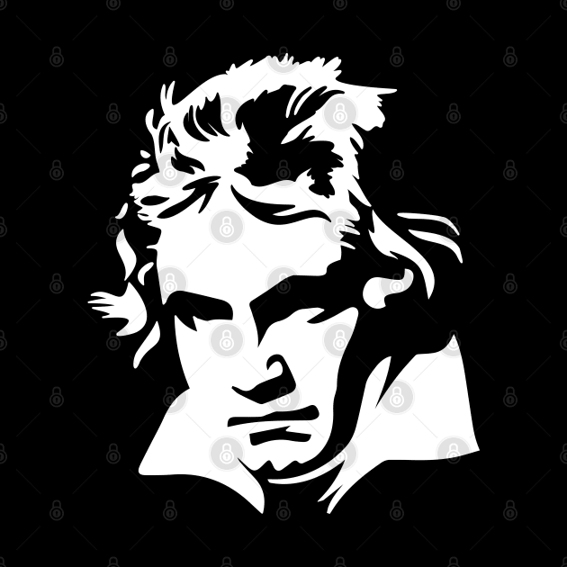 Ludwig van Beethoven 5th Symphony Classical Music Componist by LaundryFactory