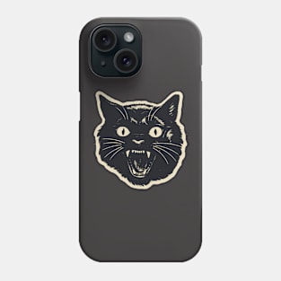 CreepyCool Black Cat Phone Case