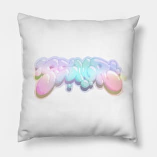 ASMR - Pastel Aesthetic Bubble Letters Pillow