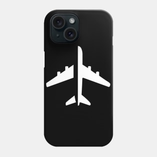 White Aircraft Minimalistic Design Phone Case