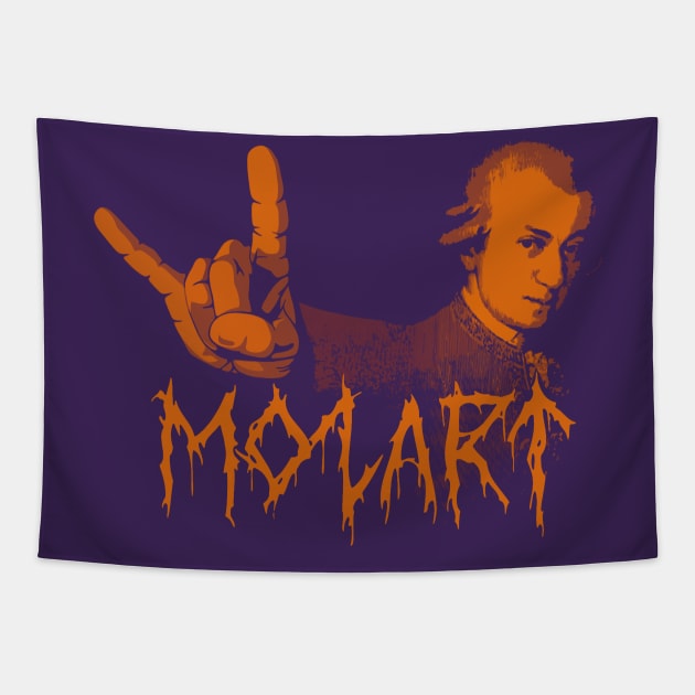 Mozart is Metal Tapestry by LordNeckbeard