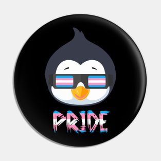 Penguin Transgender Flag Lgbt Pin