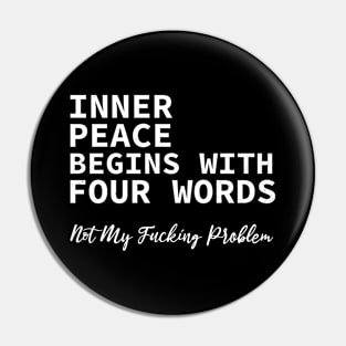 inner peace begins with four words Pin