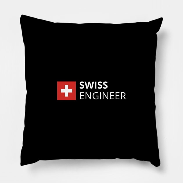 Swiss Engineer Pillow by codewearIO