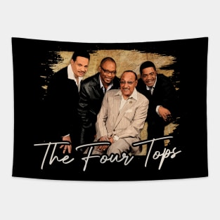 Immerse in Soulful Elegance The Tops Band's Harmonic Hues on Your Shirt Tapestry