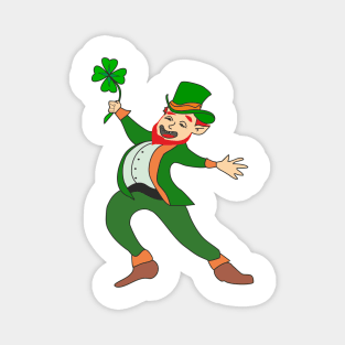 Shamrock St Patrick Day Magnet